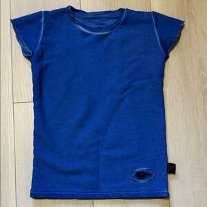 Nununu Kids Blue Short Sleeve Tee Size 4-5Y Boys